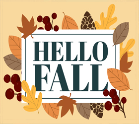 Hello Fall - Golf Post